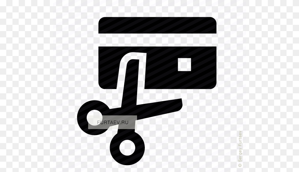 Vector Icon Of Scissors Cutting Credit Card Card Expired, Machine, Wheel, Device, Grass Png