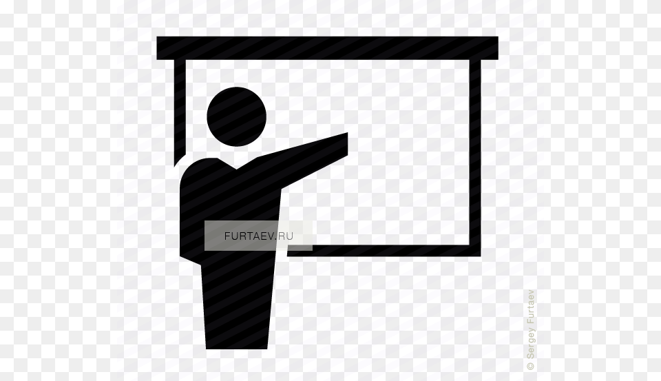 Vector Icon Of Speaker Presenting Slide Show On Screen Prsentation Symbol, Electronics, Bus Stop, Outdoors, People Free Png