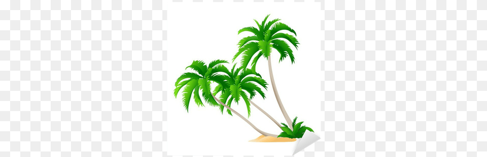 Vector Icon Palm Tree Sticker U2022 Pixers We Live To Change Coconut Tree, Leaf, Palm Tree, Plant, Vegetation Free Transparent Png