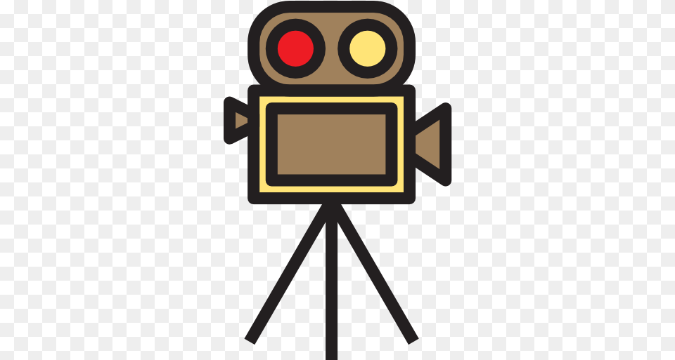 Vector Icons Of Camera Designed Tripod, Robot Free Transparent Png