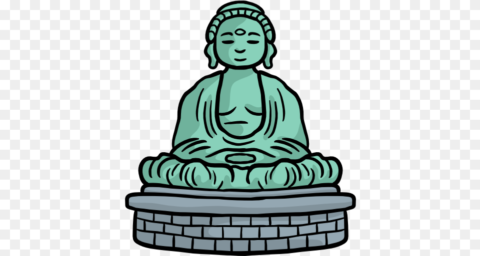 Vector Icons Of Monuments Religion, Art, Adult, Buddha, Female Png Image