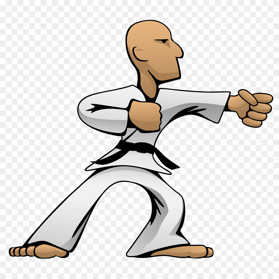 Vector Illustration Martial Art, Martial Arts, Person, Sport, Karate Free Png Download