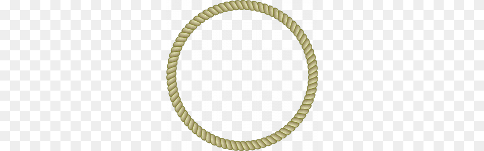 Vector Illustration Of A Round Rope Border, Accessories, Bracelet, Jewelry Free Transparent Png