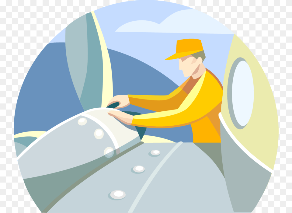 Vector Illustration Of Aircraft Maintenance Technician Illustration, Adult, Female, Person, Woman Png