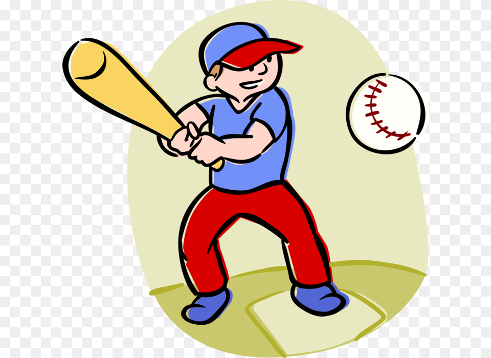 Vector Illustration Of American Pastime Sport Of Baseball Playing Baseball Clipart, Athlete, Team, Person, People Png