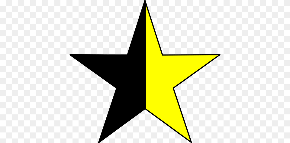 Vector Illustration Of Anarchist Capitalism Symbol, Star Symbol Free Transparent Png