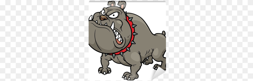 Vector Illustration Of Angry Dog Wall Mural Pixers Dog, Animal, Wildlife Free Transparent Png