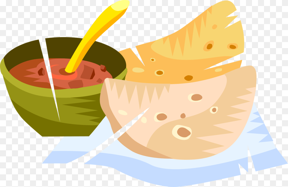 Vector Illustration Of Bowl Of Chili Con Carne With, Dip, Lunch, Food, Meal Png Image