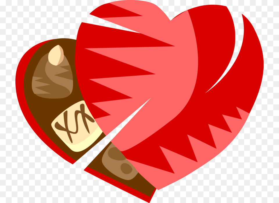 Vector Illustration Of Box Of Heart Shaped Valentine Illustration, Clothing, Hat, Glove, Leaf Free Png