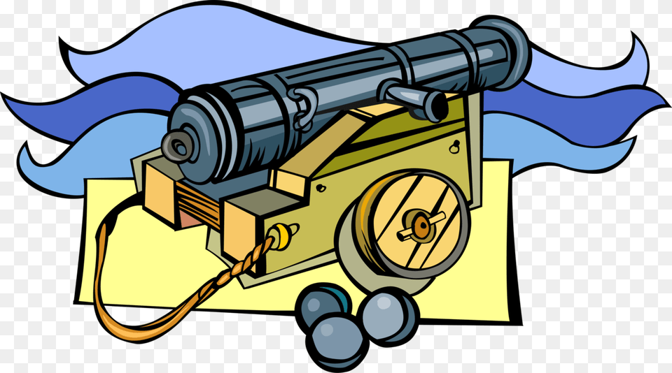 Vector Illustration Of Buccaneer Pirate Ship S Cannon Vector Graphics, Weapon, Dynamite Png