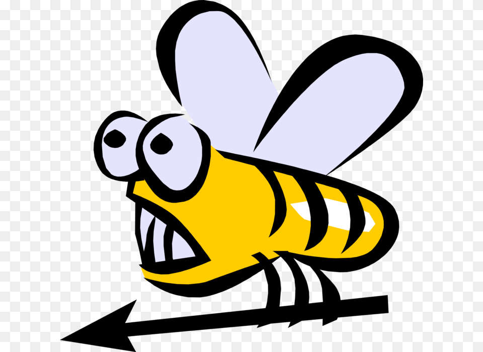 Vector Illustration Of Bumblebee Bumble Bee Honeybee Bee, Animal, Honey Bee, Insect, Invertebrate Png Image