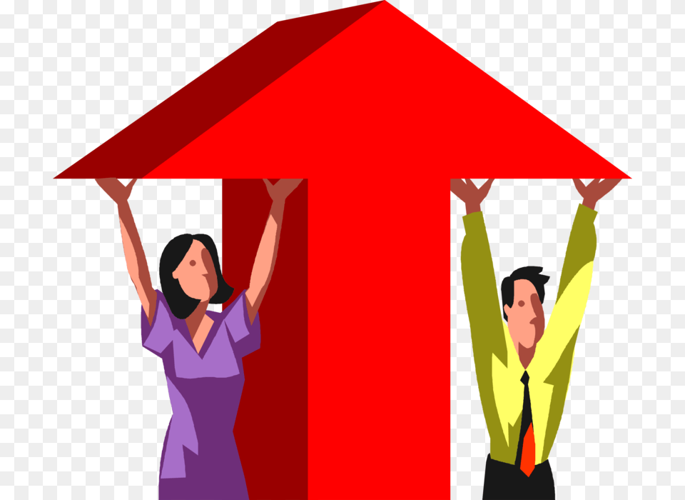 Vector Illustration Of Business Associates Use Teamwork, Architecture, Building, Shelter, Outdoors Free Transparent Png
