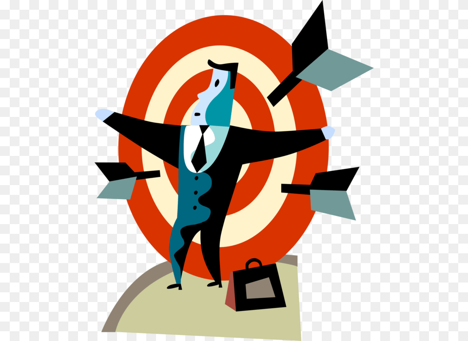 Vector Illustration Of Businessman Under Pressure Is Illustration, People, Person Free Png