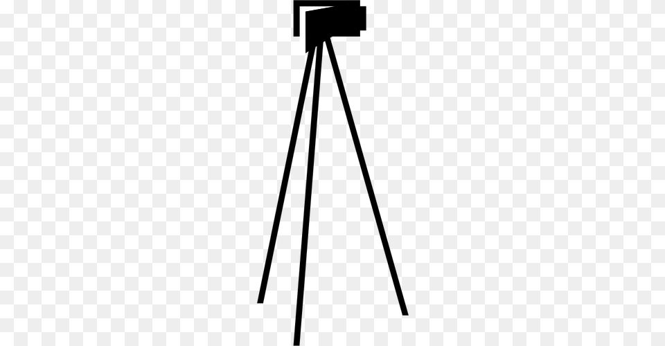 Vector Illustration Of Camera On Tripod Sign, Lighting Free Png