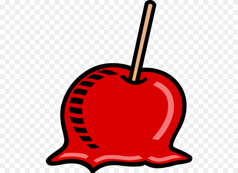 Vector Illustration Of Candy Apple Covered In Hard, Food, Fruit, Plant, Produce Free Png Download