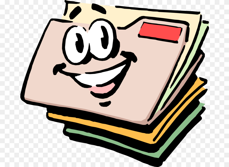Vector Illustration Of Cartoon File Folder Holds Loose File Folder Cartoon, Text, Publication Free Transparent Png
