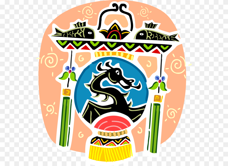 Vector Illustration Of Chinese Dragon Boat Or Duanwu, Food, Meal, Art, Drawing Free Png Download