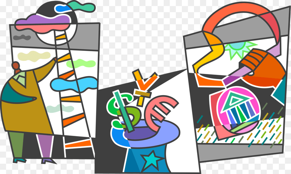 Vector Illustration Of Climbing Ladder To Reach For, Art, Dynamite, Weapon Free Transparent Png