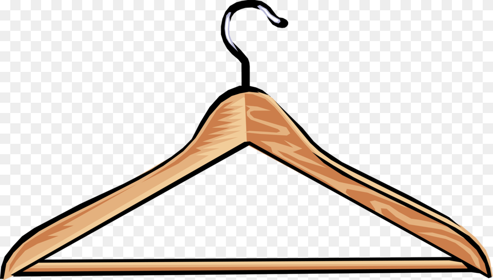 Vector Illustration Of Clothes Hanger Or Coat Hanger Transparent Background Hanger Clipart, Blade, Razor, Weapon Free Png