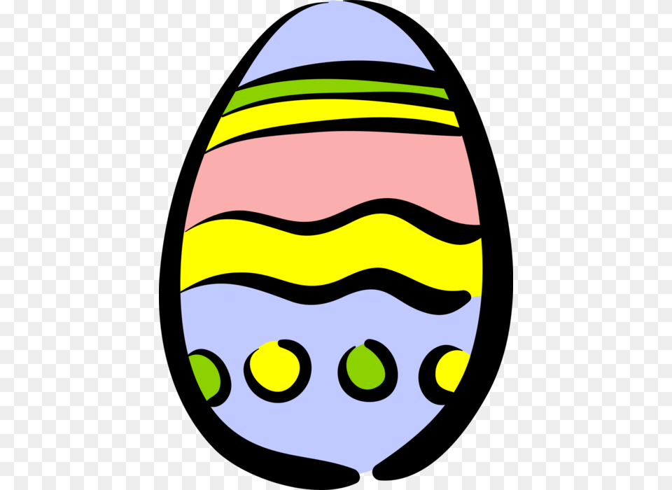 Vector Illustration Of Colorful Decorated Easter Or, Easter Egg, Egg, Food Free Png Download