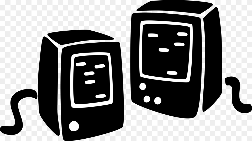 Vector Illustration Of Computer Audio Entertainment, Game, Domino, Electronics, Mobile Phone Png Image