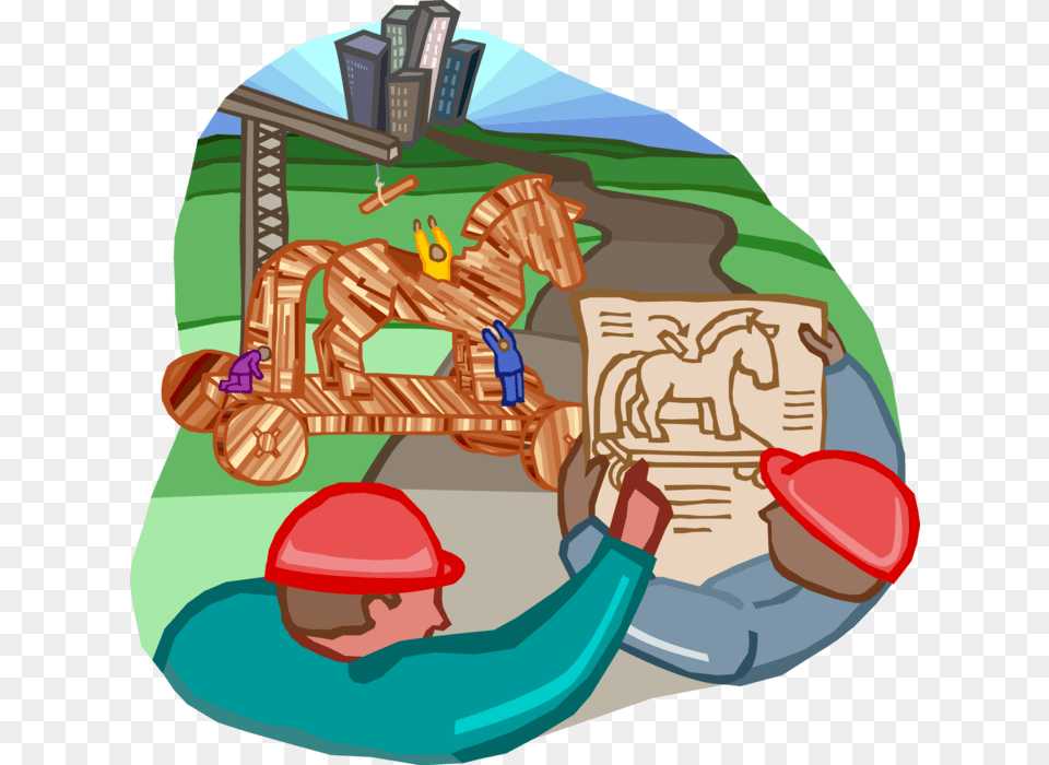 Vector Illustration Of Construction Engineers Plan, Baby, Person, Head Free Transparent Png