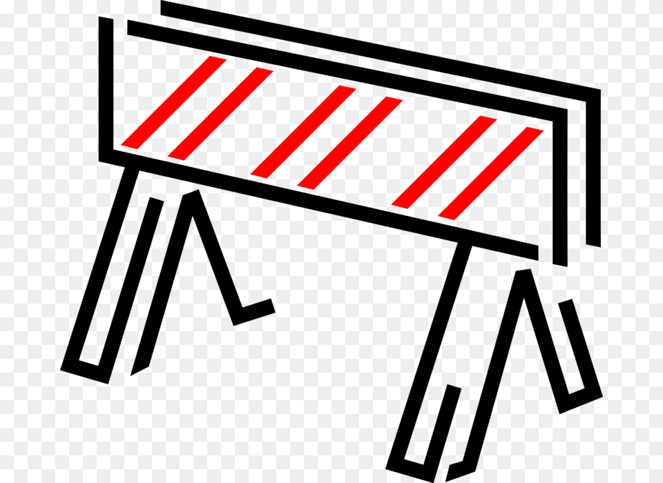 Vector Illustration Of Construction Industry Barrier, Dynamite, Weapon, Lighting Png Image