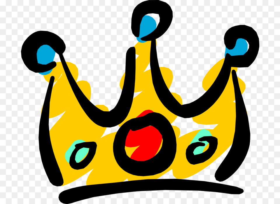 Vector Illustration Of Crown Symbolic Monarch Or Royalty Kingdom Kids, Banana, Food, Fruit, Plant Free Transparent Png