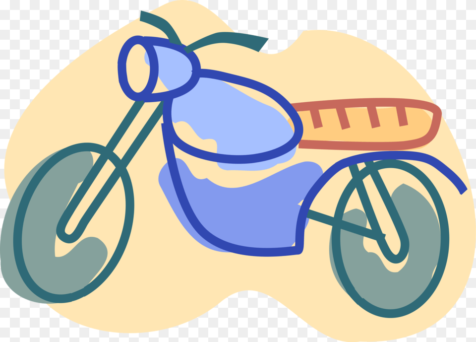 Vector Illustration Of Dirt Bike Motorcycle Or Motorbike Motorcycle, Transportation, Vehicle, Tricycle Free Transparent Png
