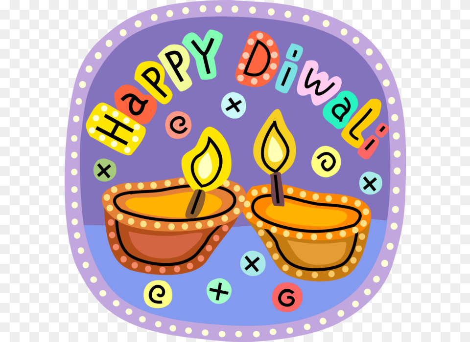 Vector Illustration Of Diwali Candle Festival Of Lights Nys Republicans, Birthday Cake, Cake, Cream, Dessert Free Transparent Png