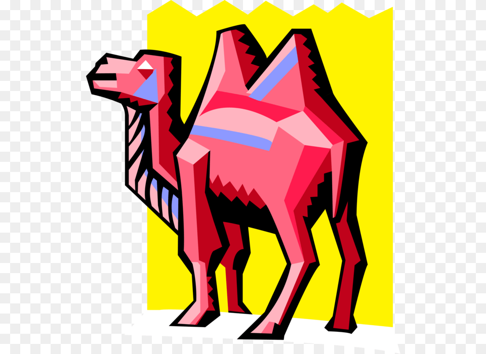 Vector Illustration Of Dromedary African Beast Of Burden, Animal, Camel, Mammal, Dynamite Free Transparent Png