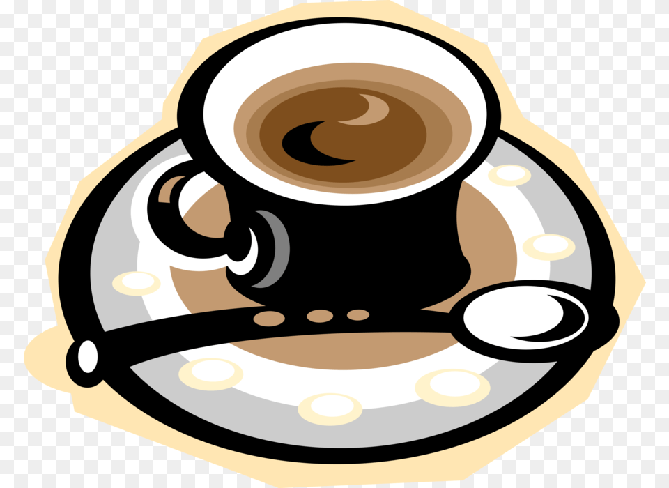 Vector Illustration Of Espresso Coffee In Mug With Espresso Clipart, Cup, Beverage, Coffee Cup, Ammunition Free Png Download