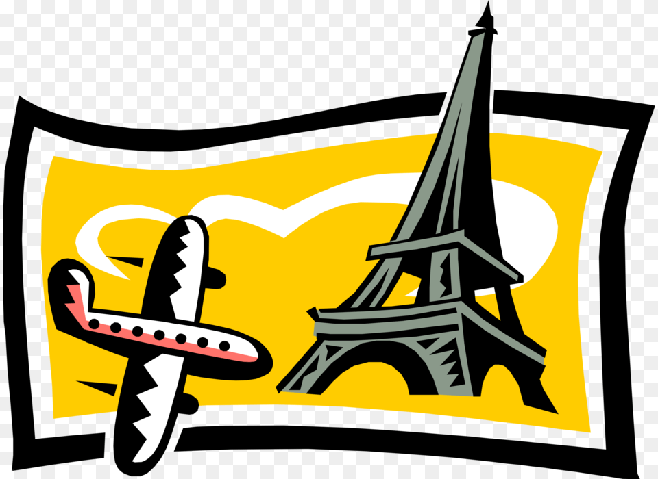 Vector Illustration Of European Tourism And Sightseeing Free Png Download