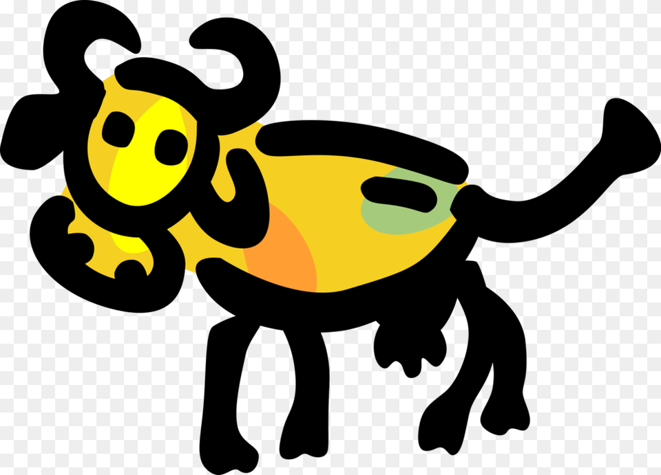 Vector Illustration Of Farm Agriculture Livestock Animal, Bee, Dinosaur, Insect, Invertebrate Png