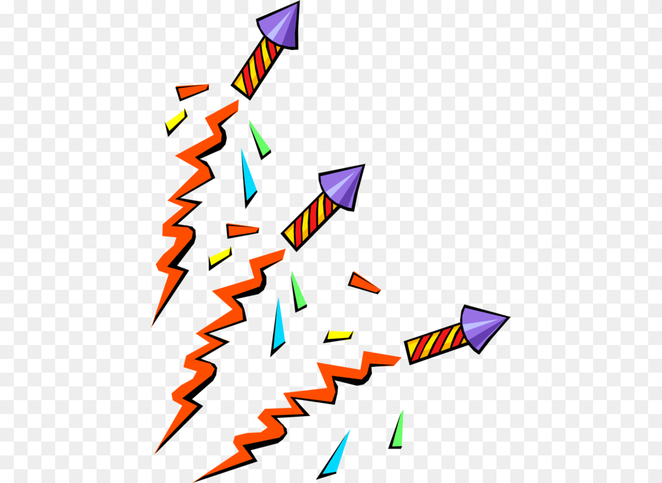 Vector Illustration Of Firecracker Fireworks Blast, Paper, Person, Confetti, Toy Free Png