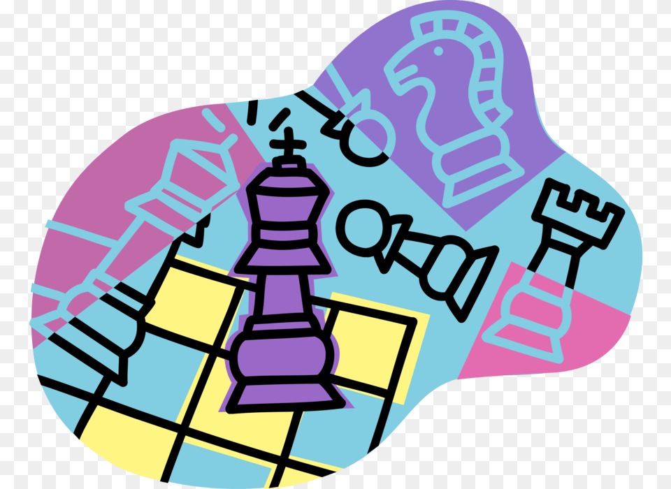 Vector Illustration Of Game Of Chess Strategy Board Free Transparent Png