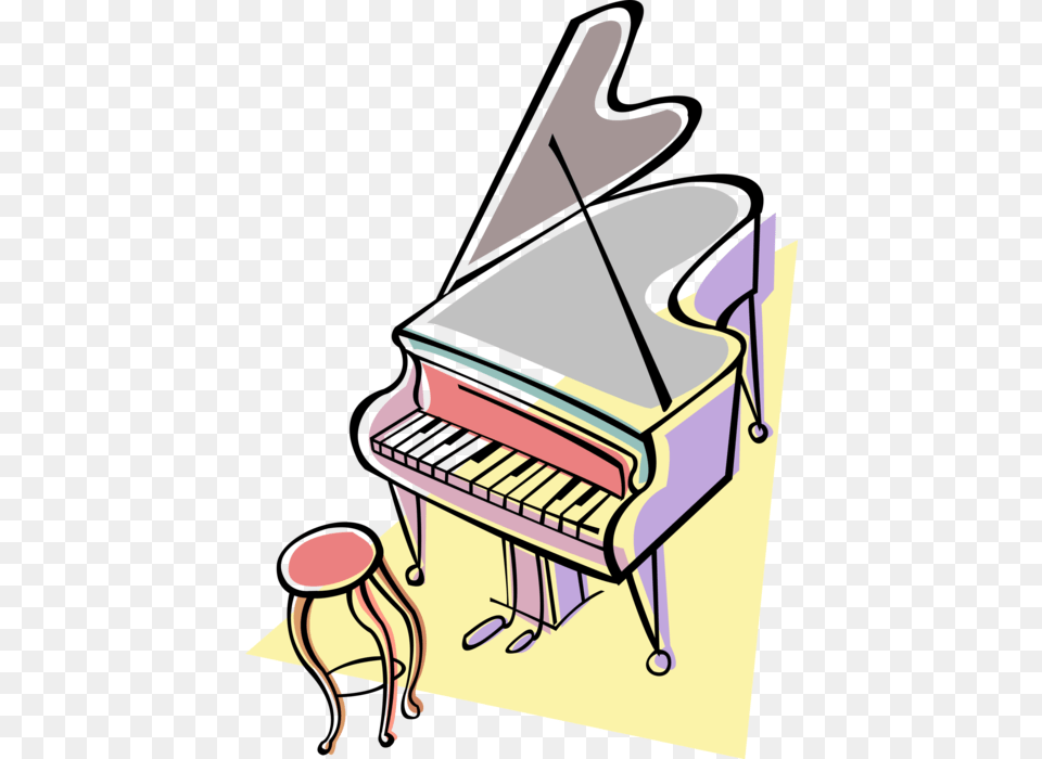 Vector Illustration Of Grand Piano Keyboard Musical Baby Smart Series Beethoven Volume Two, Grand Piano, Musical Instrument, Person Free Png