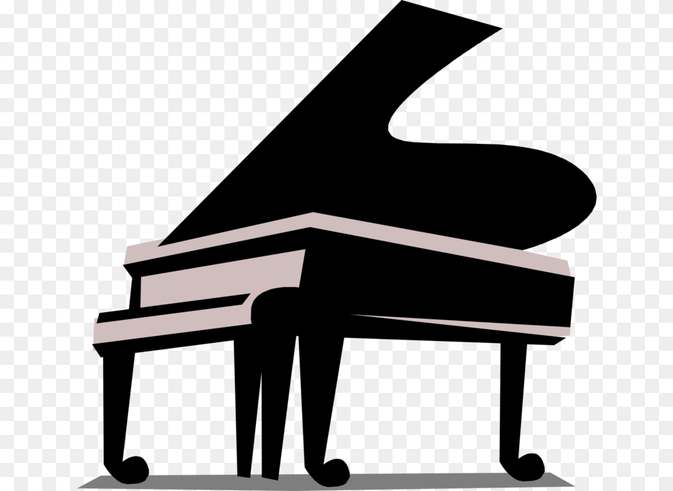 Vector Illustration Of Grand Piano Keyboard Musical Piano Illustration Png