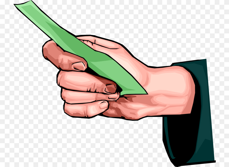 Vector Illustration Of Hand Holding Cash Currency Money Hand Giving Money, Body Part, Person, Finger, Smoke Pipe Free Png Download