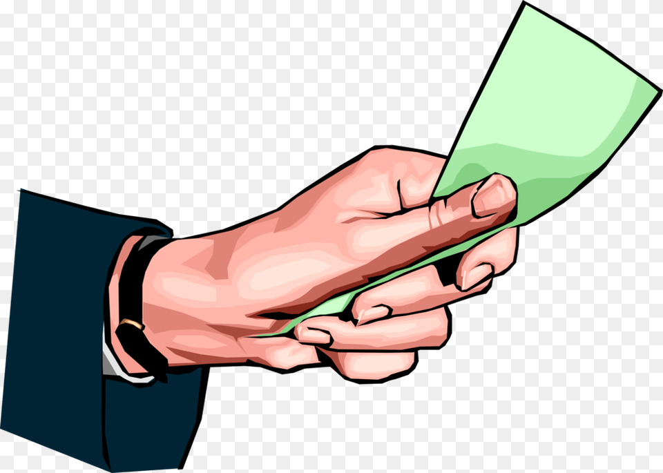 Vector Illustration Of Hand Holding Cash Currency Money Money Hand Vector, Body Part, Person, Adult, Female Free Transparent Png