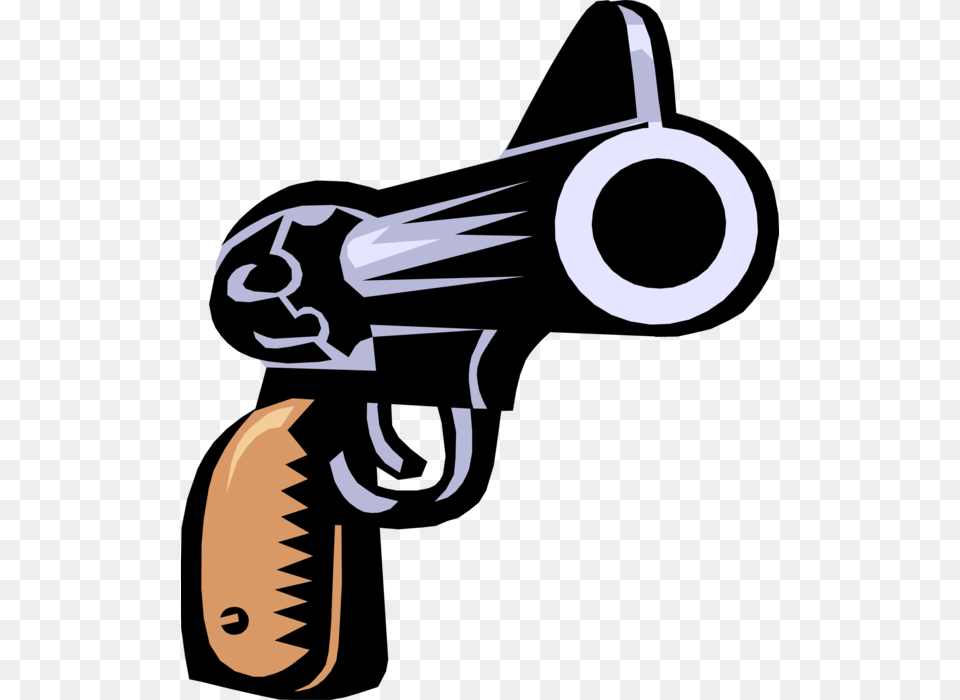 Vector Illustration Of Handgun Handheld Firearm Weapon Gun Vector Png Image