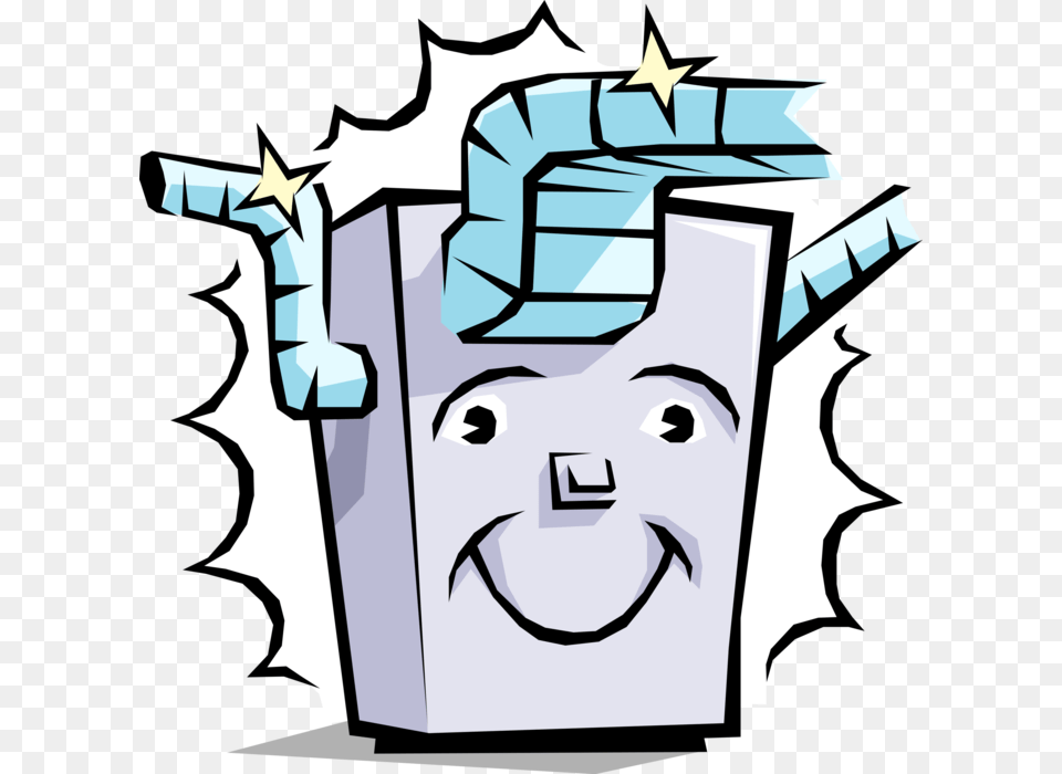 Vector Illustration Of Heating And Cooling Service Broken Air Conditioner Clipart, Face, Head, Person, Baby Free Transparent Png