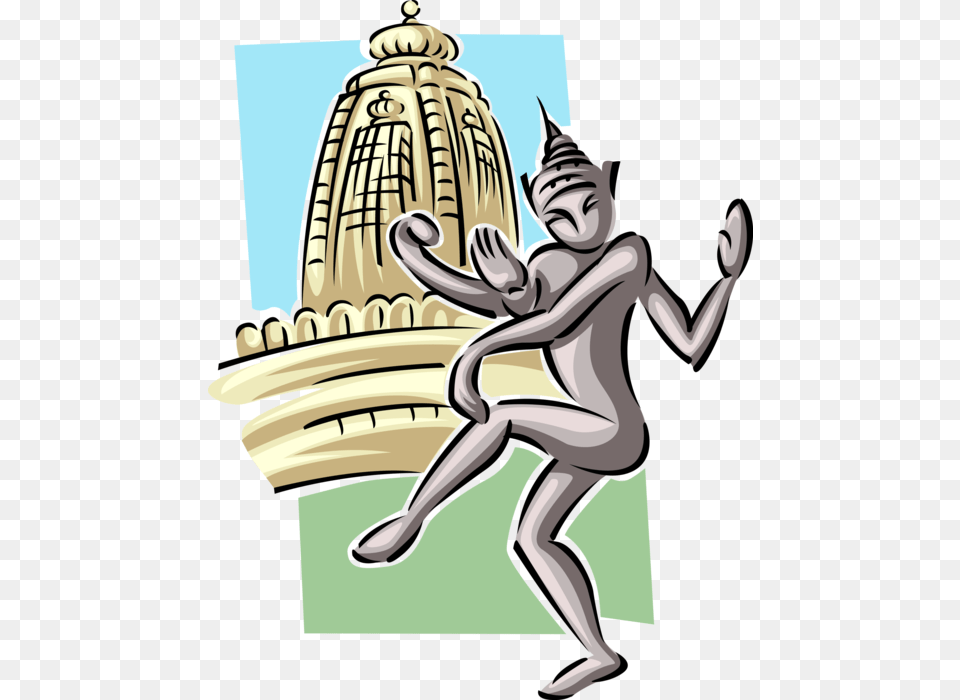Vector Illustration Of Hindu Religion Dancing Shiva Illustration, Art, City, Metropolis, Urban Free Transparent Png