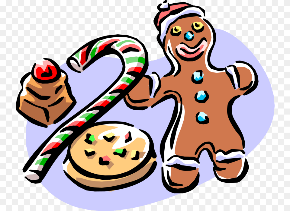 Vector Illustration Of Holiday Festive Season Christmas Christmas Themed Images Clipart, Food, Sweets, Cookie, Baby Free Transparent Png