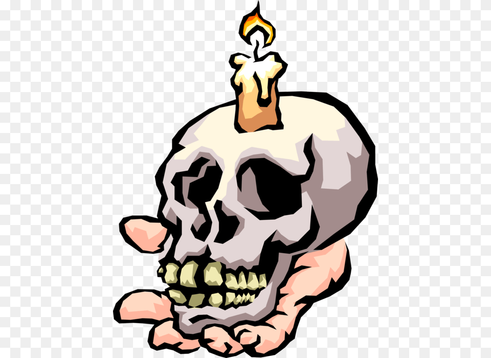 Vector Illustration Of Human Skull Held In Hand With Gas Can Kill You, Adult, Male, Man, Person Png