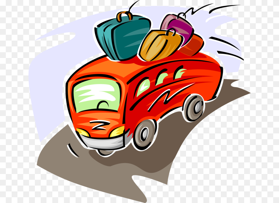 Vector Illustration Of Intercity Passenger Tour Bus Tour Vector, Art, Tool, Plant, Lawn Mower Png Image