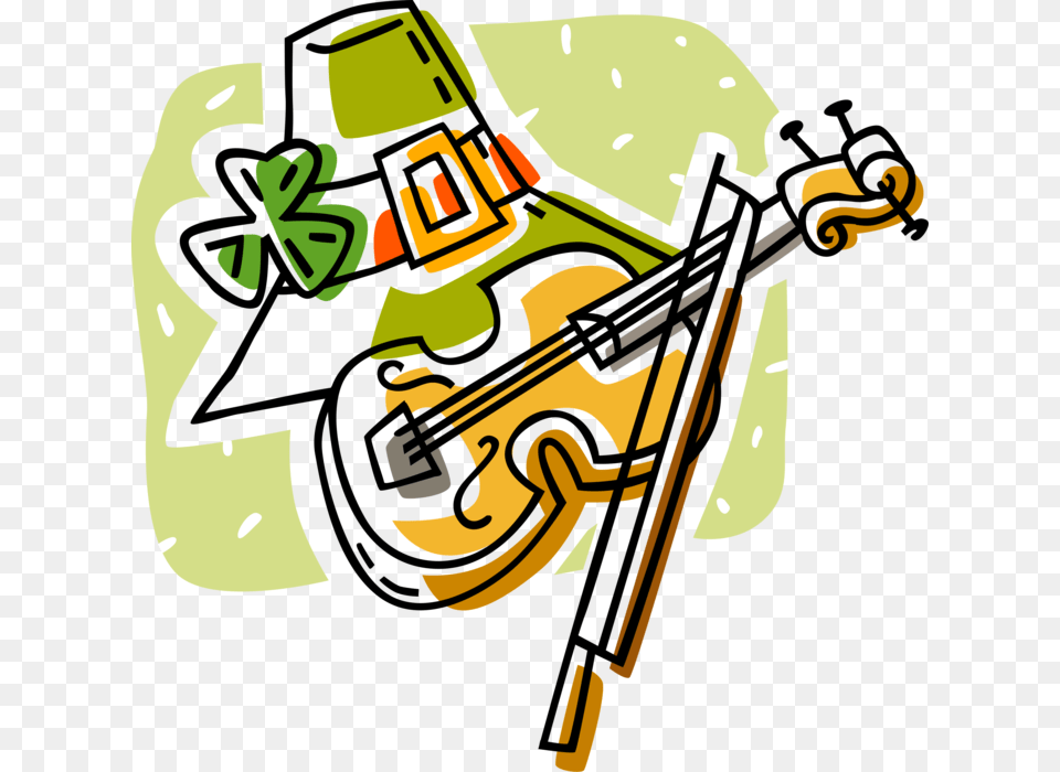 Vector Illustration Of Irish Mythology Leprechaun Hat Irish Music Clip Art, Graphics, Person, Animal, Invertebrate Png Image