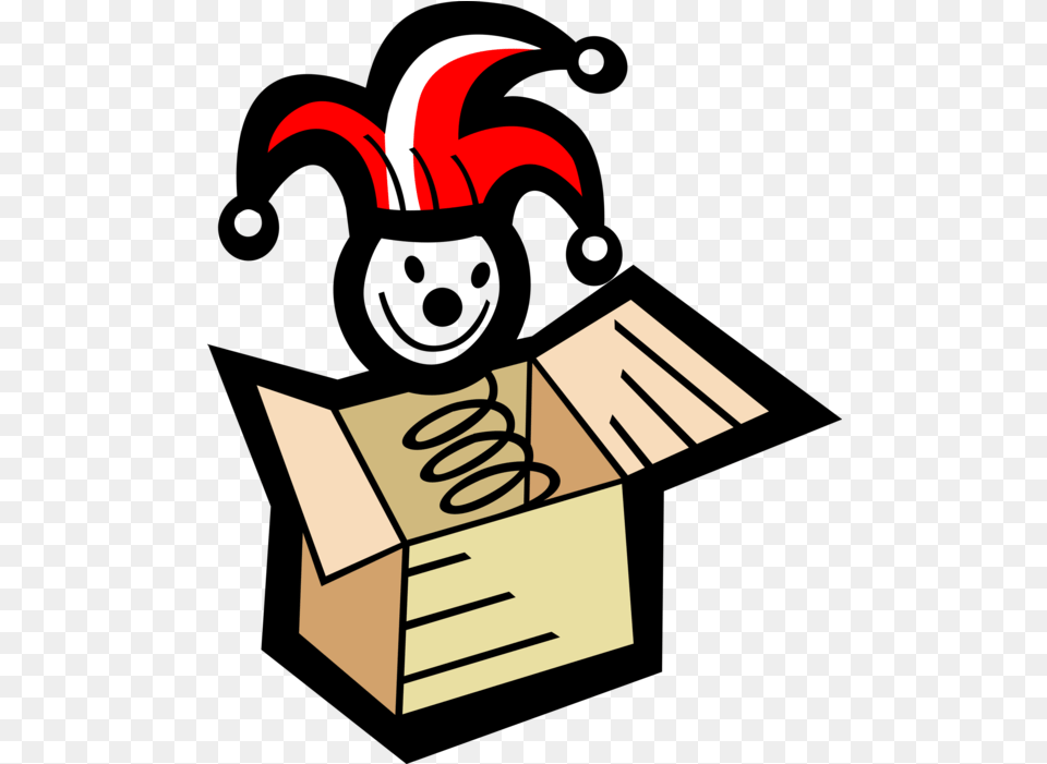 Vector Illustration Of Jack In The Box Boxing Glove Clip Art, Cardboard, Carton, Package, Package Delivery Free Png Download