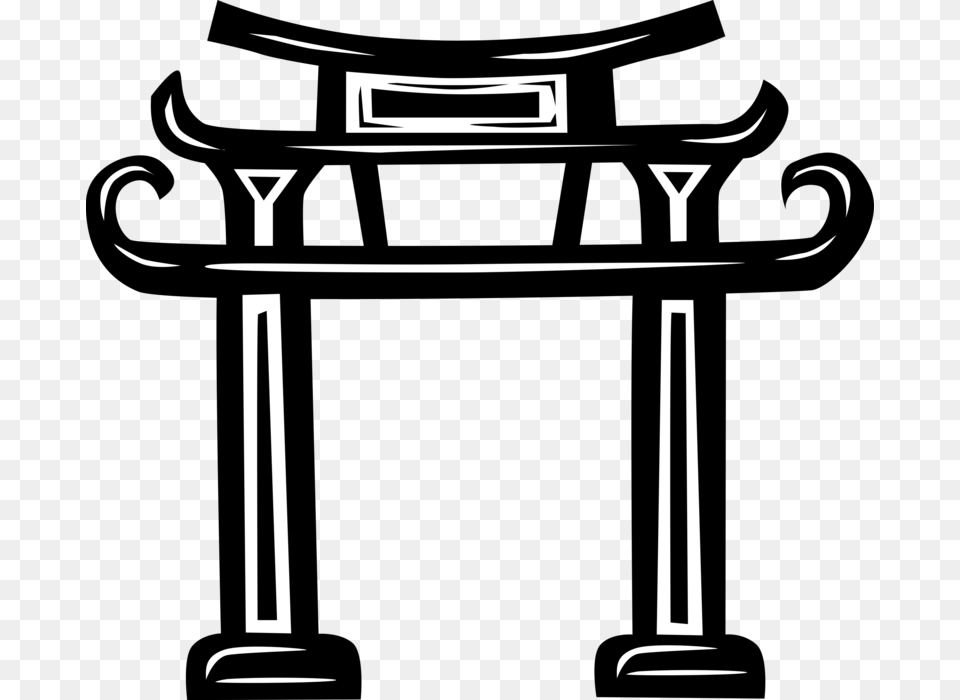 Vector Illustration Of Japanese Traditional Buddhist, Stencil, Bbq, Cooking, Food Free Png