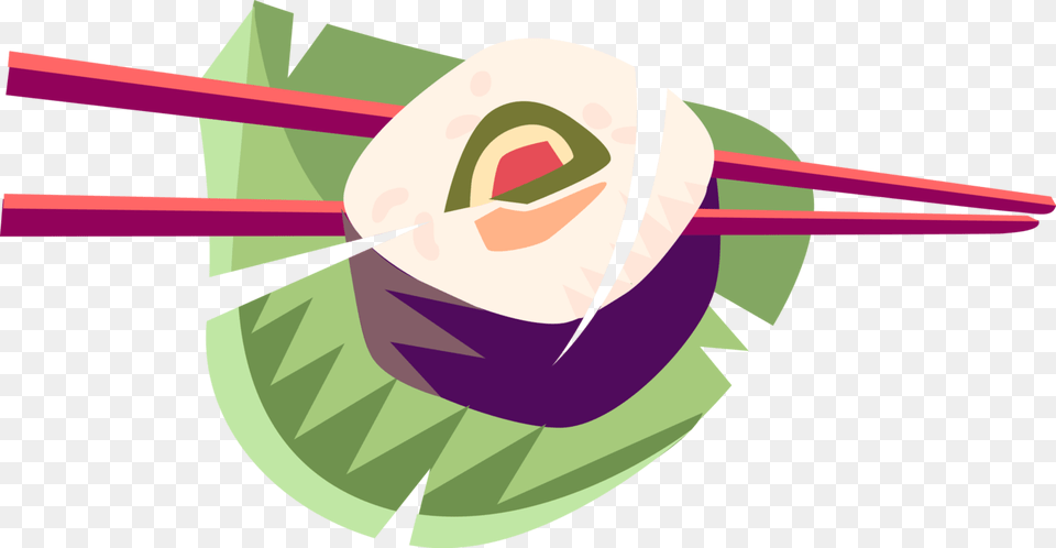 Vector Illustration Of Japanese Vinegared Rice Sushi Dish, Food, Meal, Grain, Produce Free Png